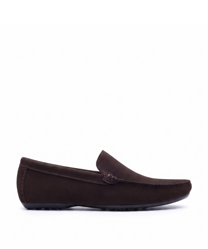 DANDY Brown Suede Loafer