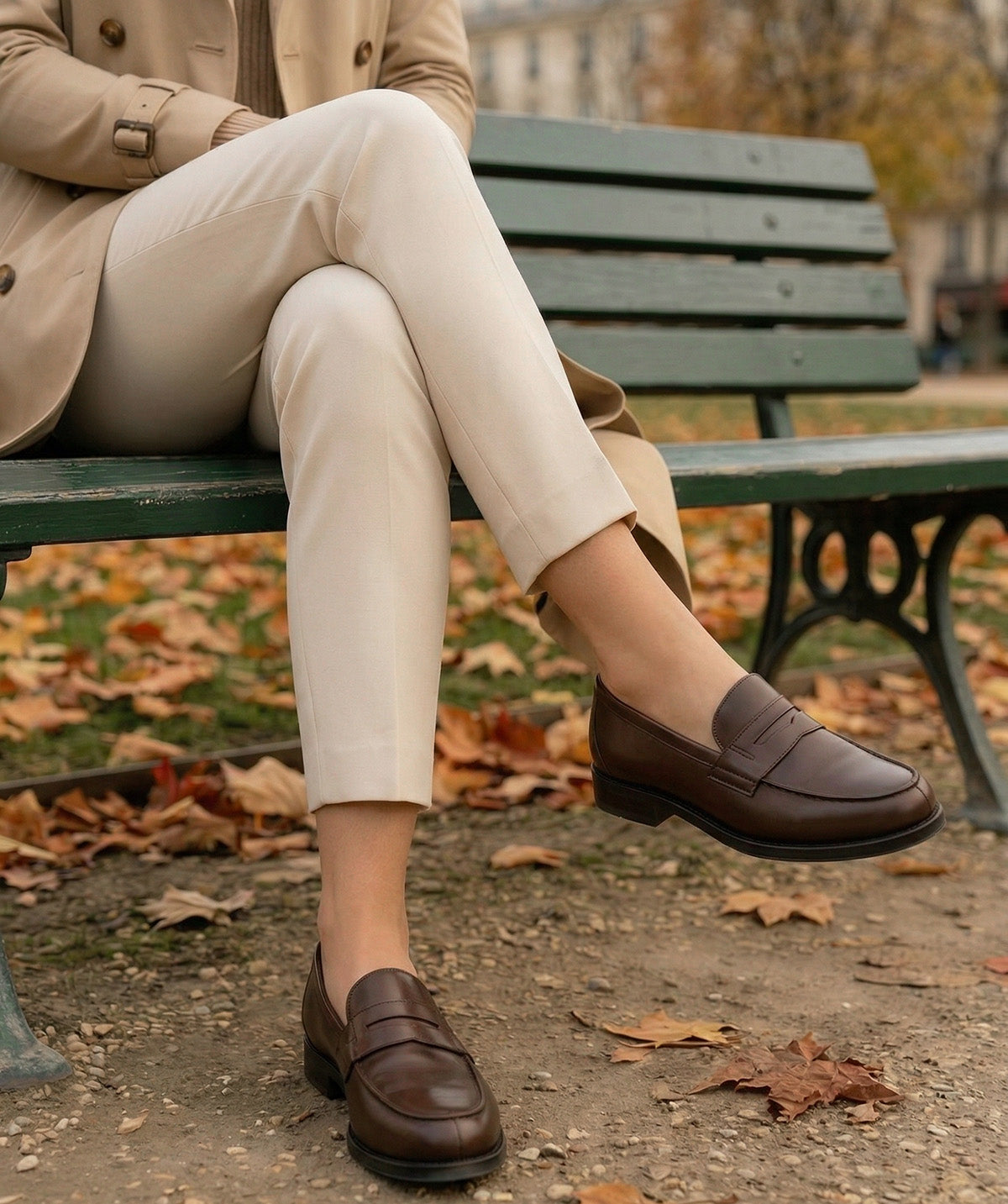 LILOU Loafers Brown