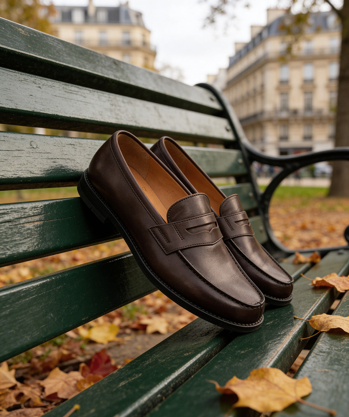 LILOU Loafers Brown