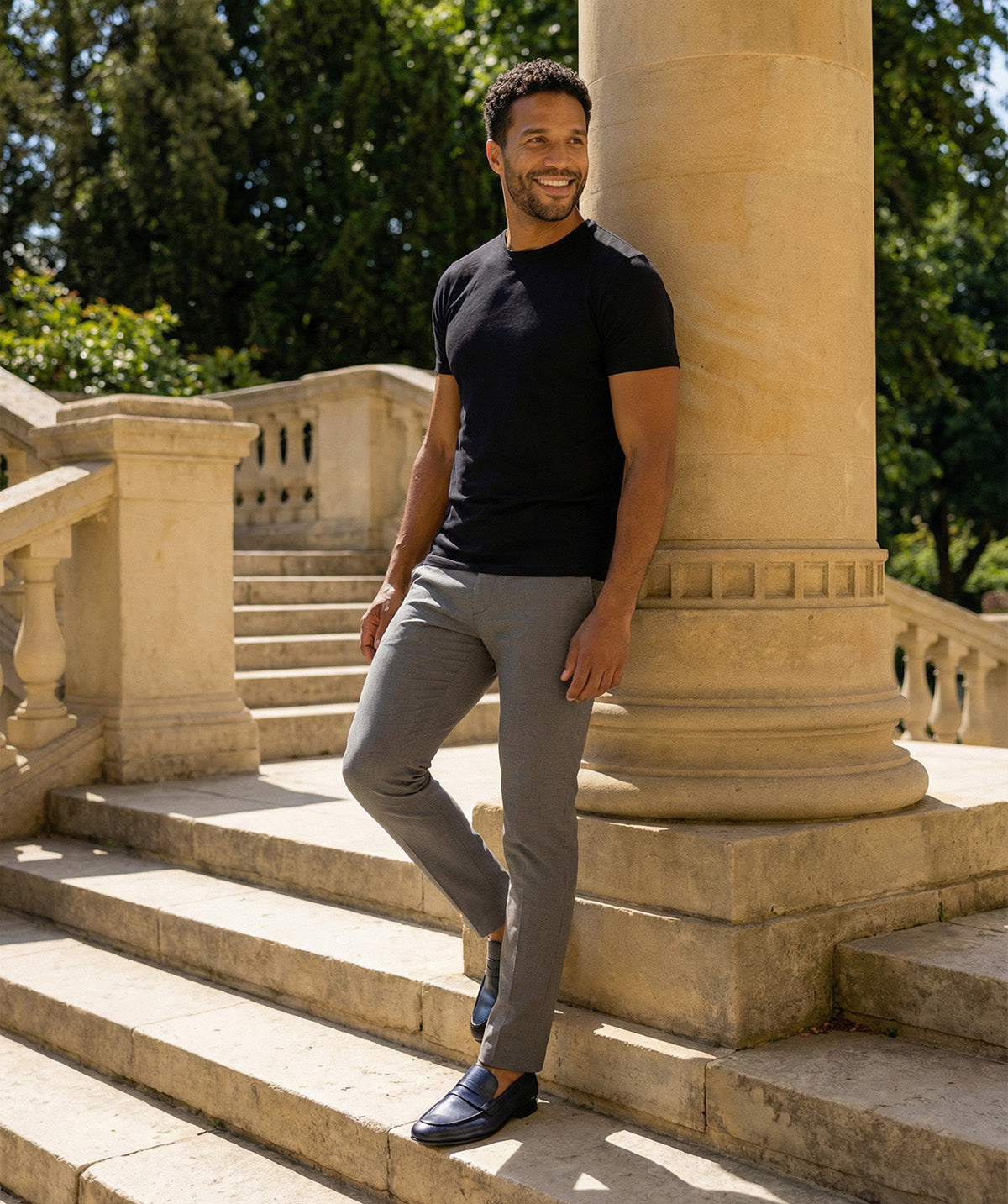 CLAYTON Loafer Patinated Blue