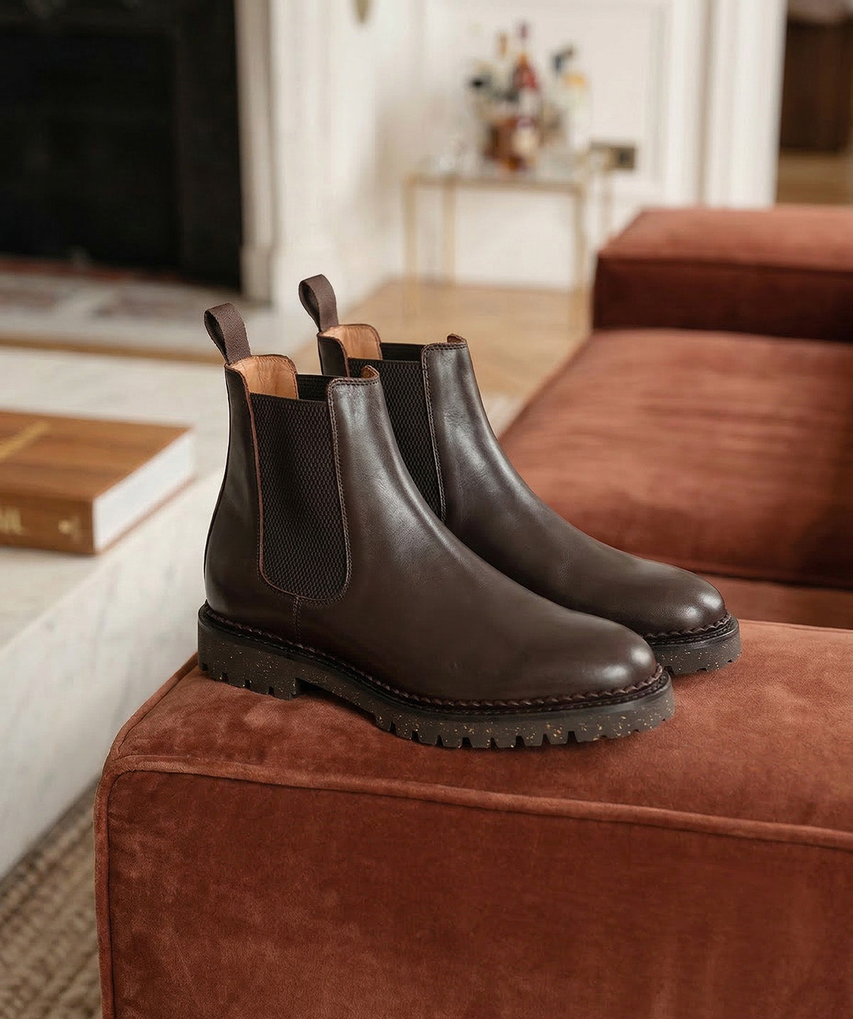 FULHAM Brown Ankle Boots