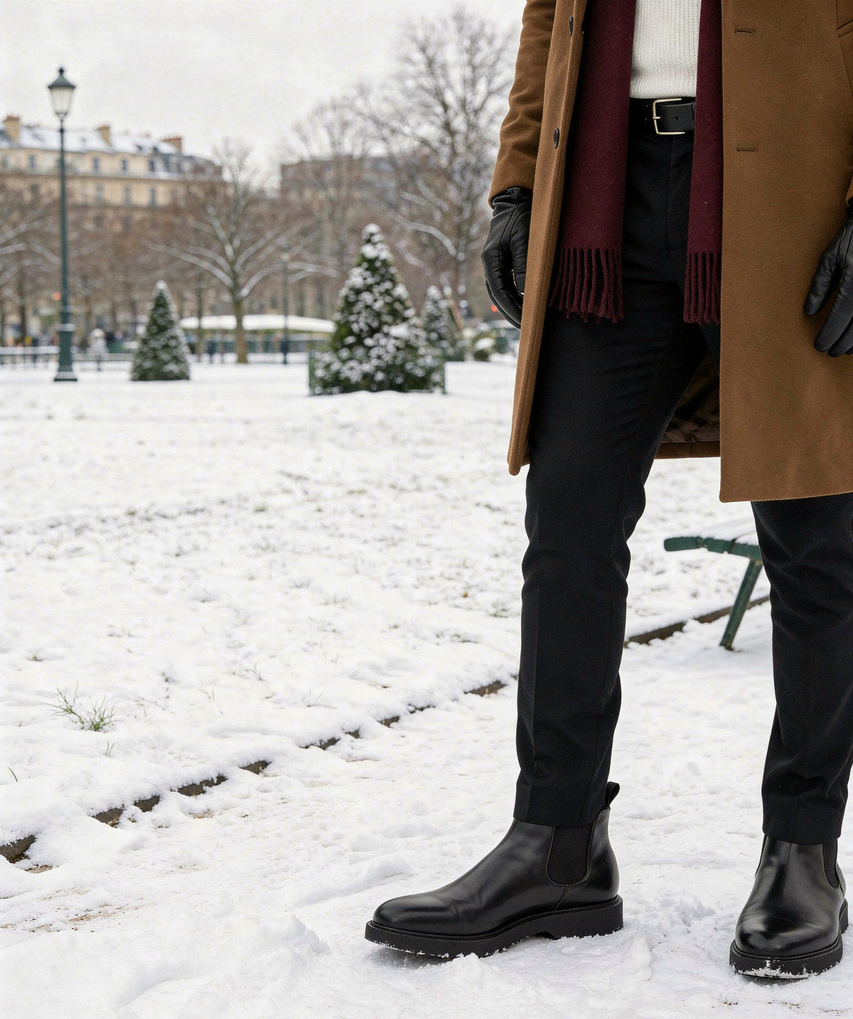 ANTON Black Ankle Boots