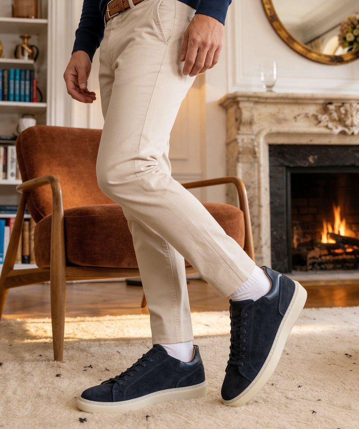 Sneakers DAYTONA Navy Suede