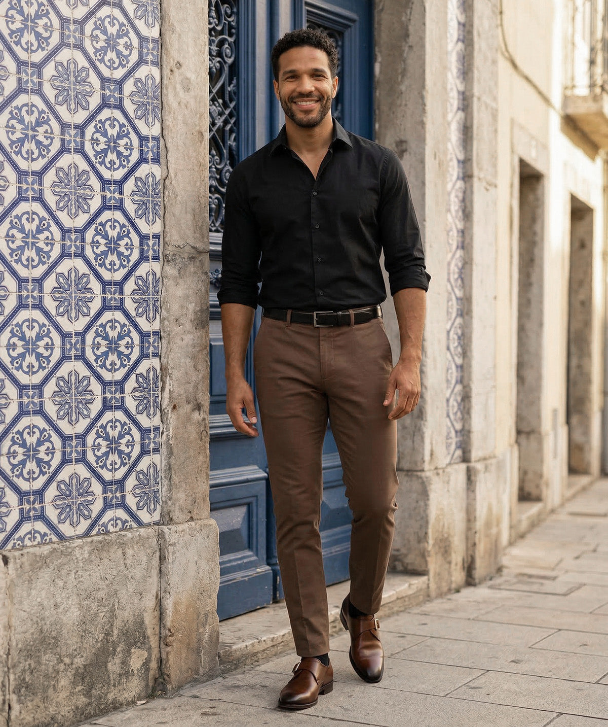 BECKETT Walnut Brown Single Monks