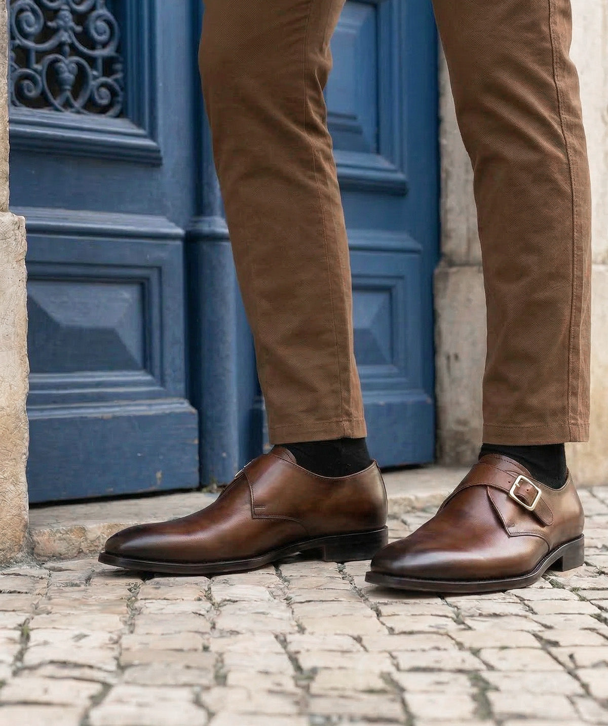 BECKETT Walnut Brown Single Monks