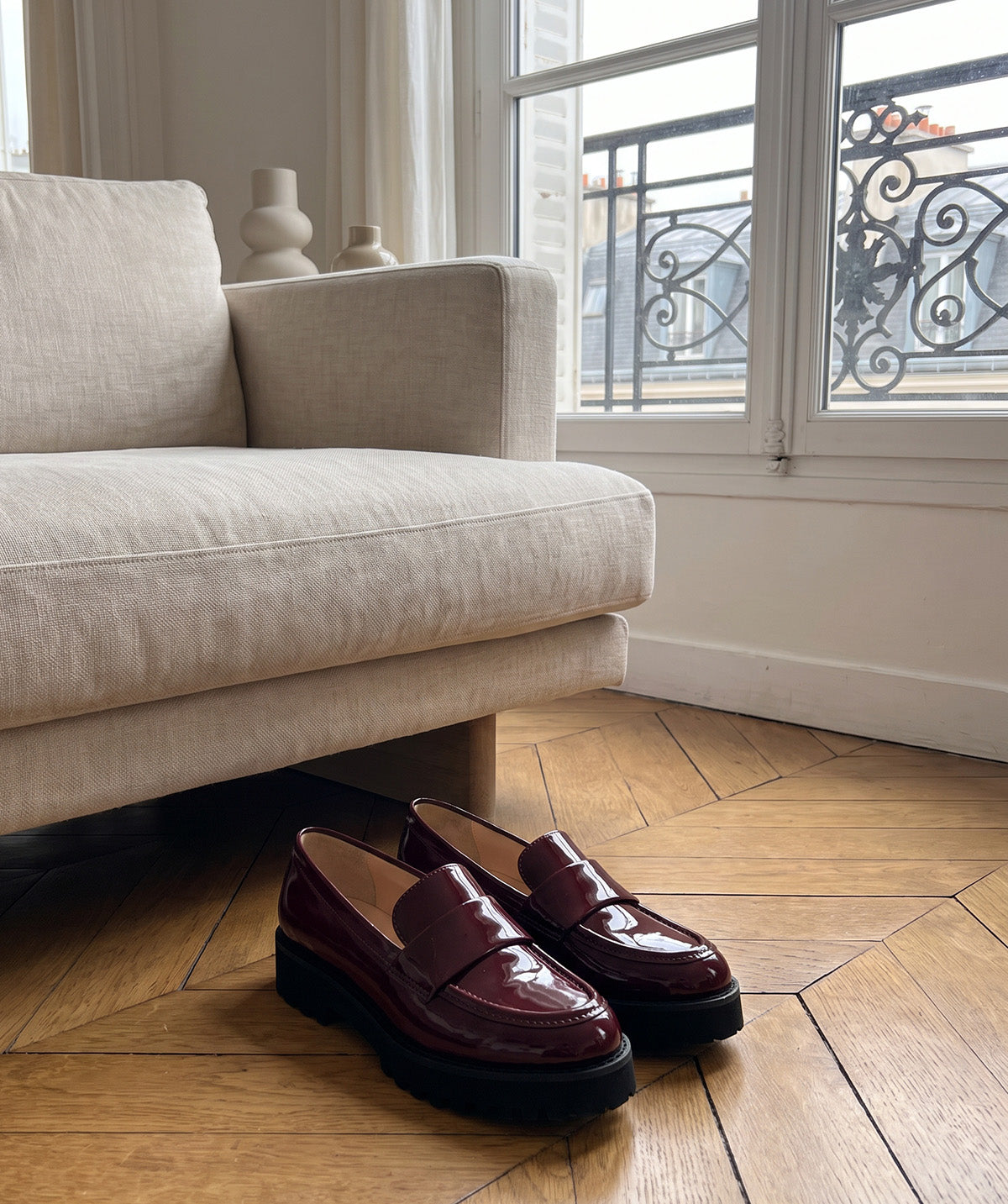 Loafers ADELE Plum