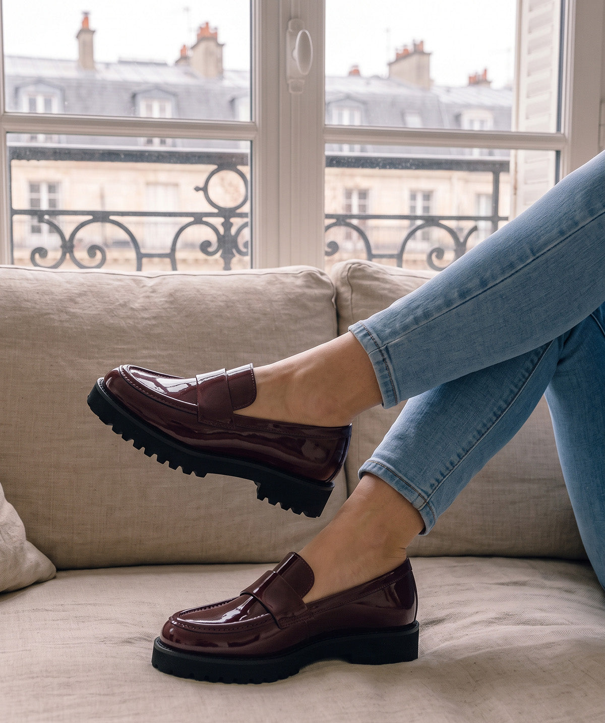 Loafers ADELE Plum