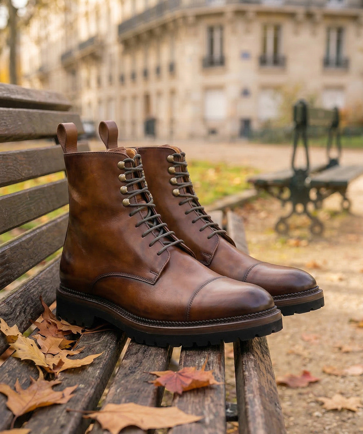 ALESSANDRO Ankle Boots Burnished Brown