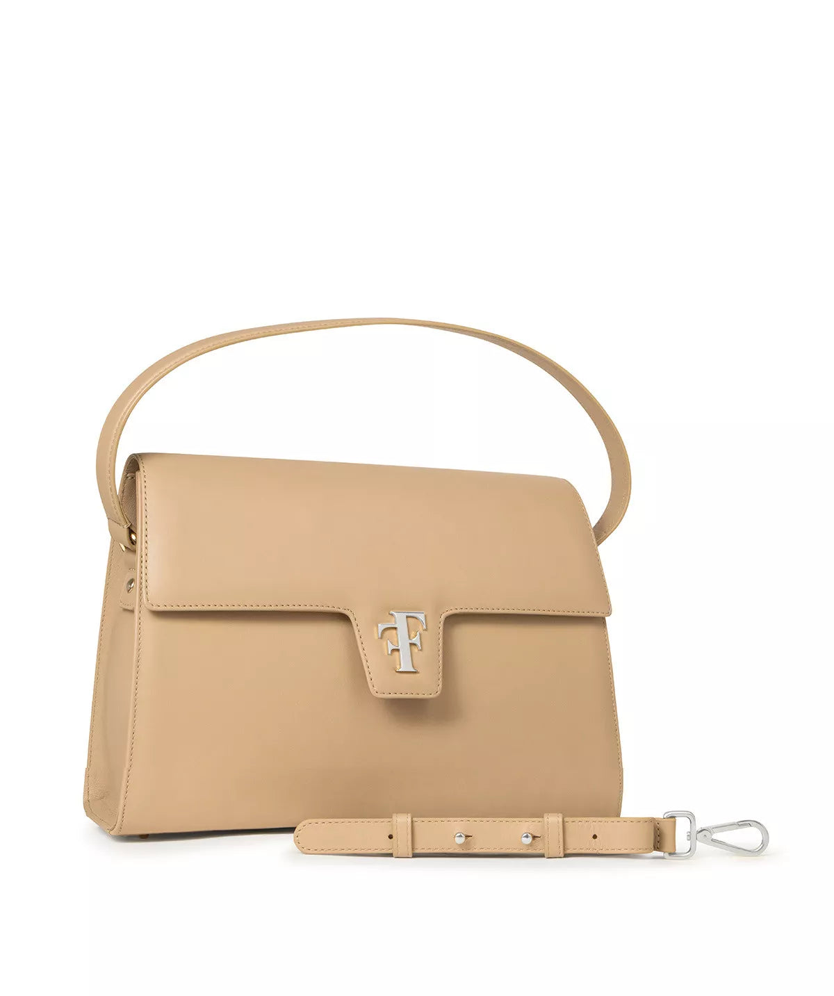 FF35 Beige Silver Bag