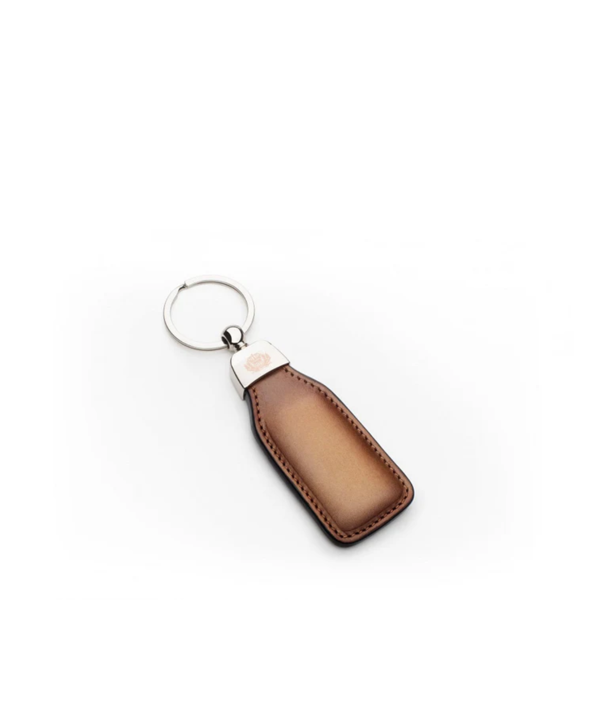 Patinated Gold Key Ring
