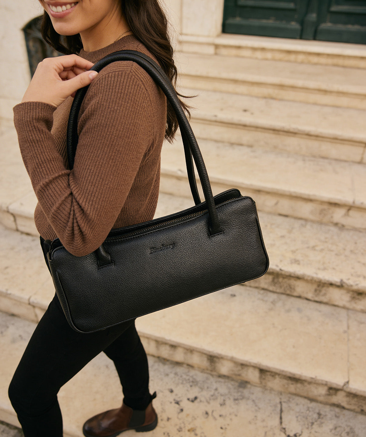 Sac DONA Grainé Noir
