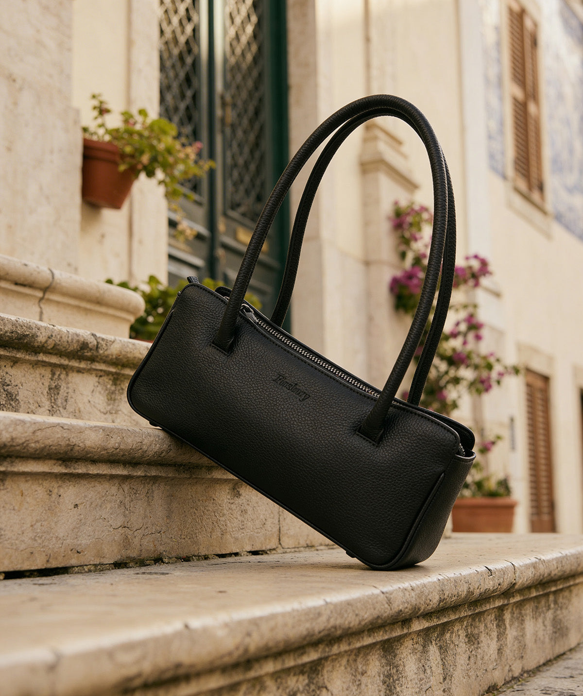 Sac DONA Grainé Noir