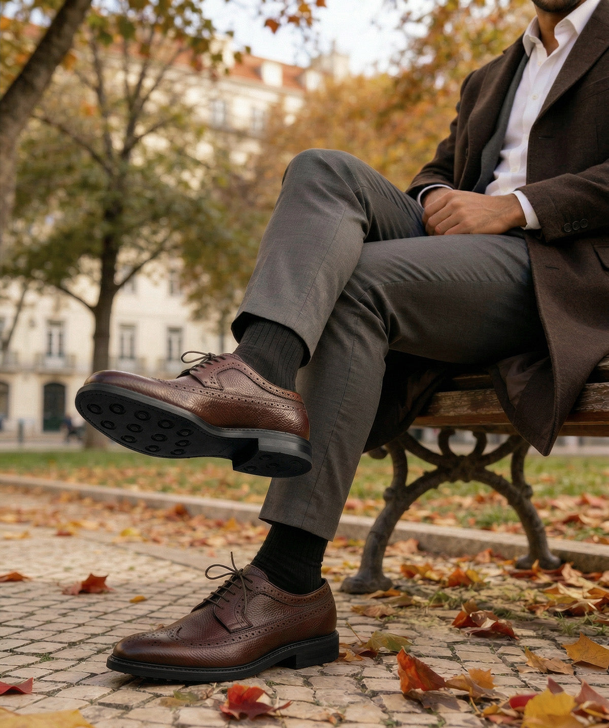BARTON Brown Grained Derby