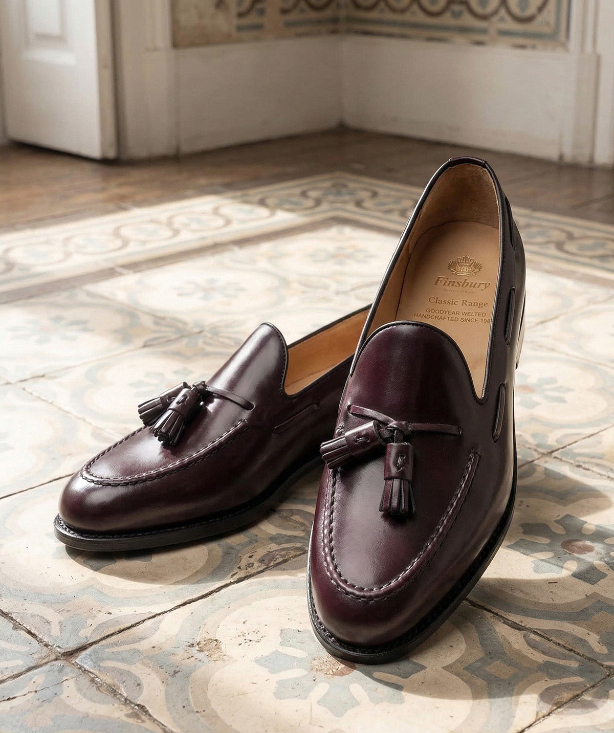 Mocassin OLDEN Bordeaux Lisse