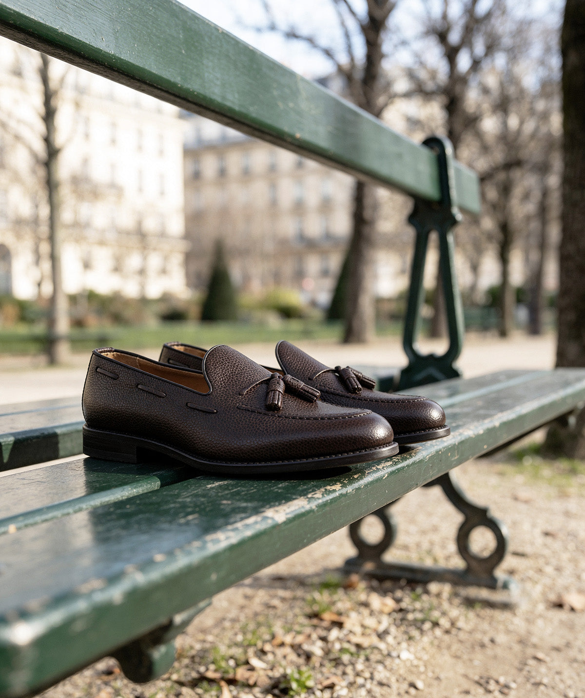 Mocassin OLDEN Grainé Marron