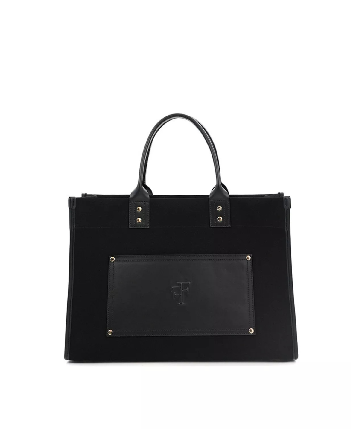 FF45 Black Tote Bag