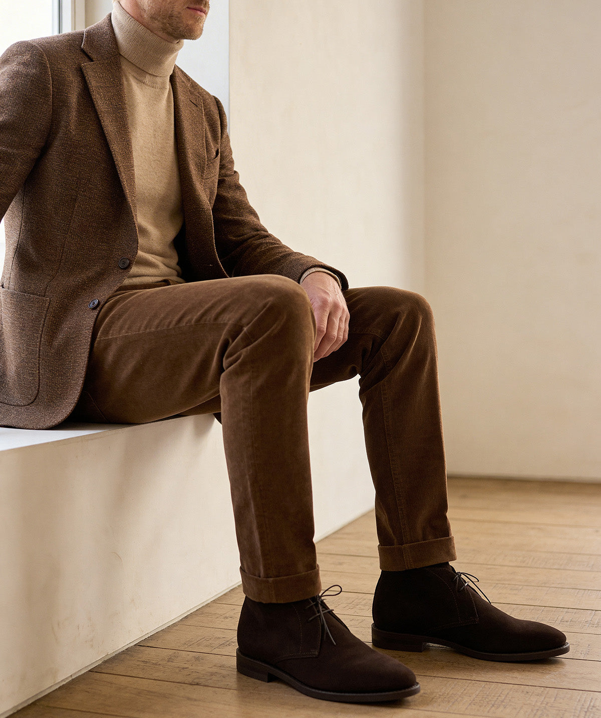 Bottines CHUKKA 1986 Daim Marron