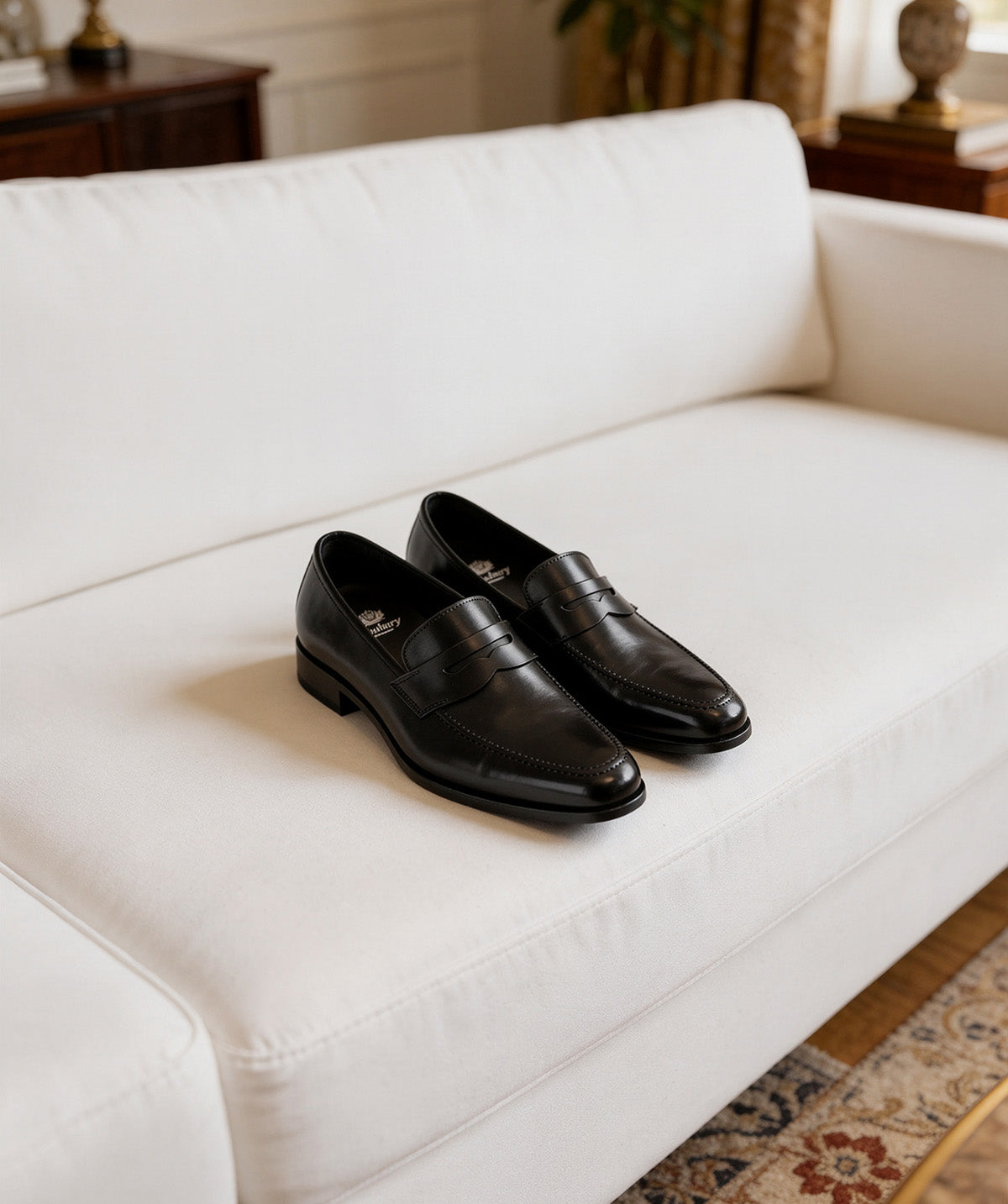 LUTON Black Loafer