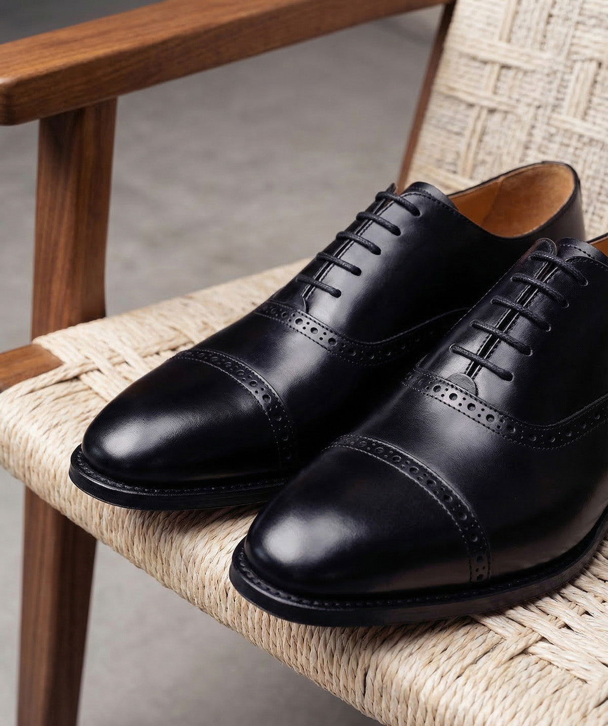 BALMORAL Black Oxford