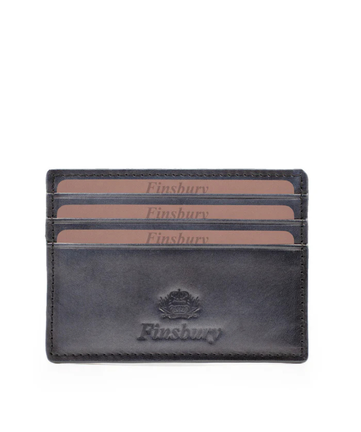 Patinated Grey Card Holder