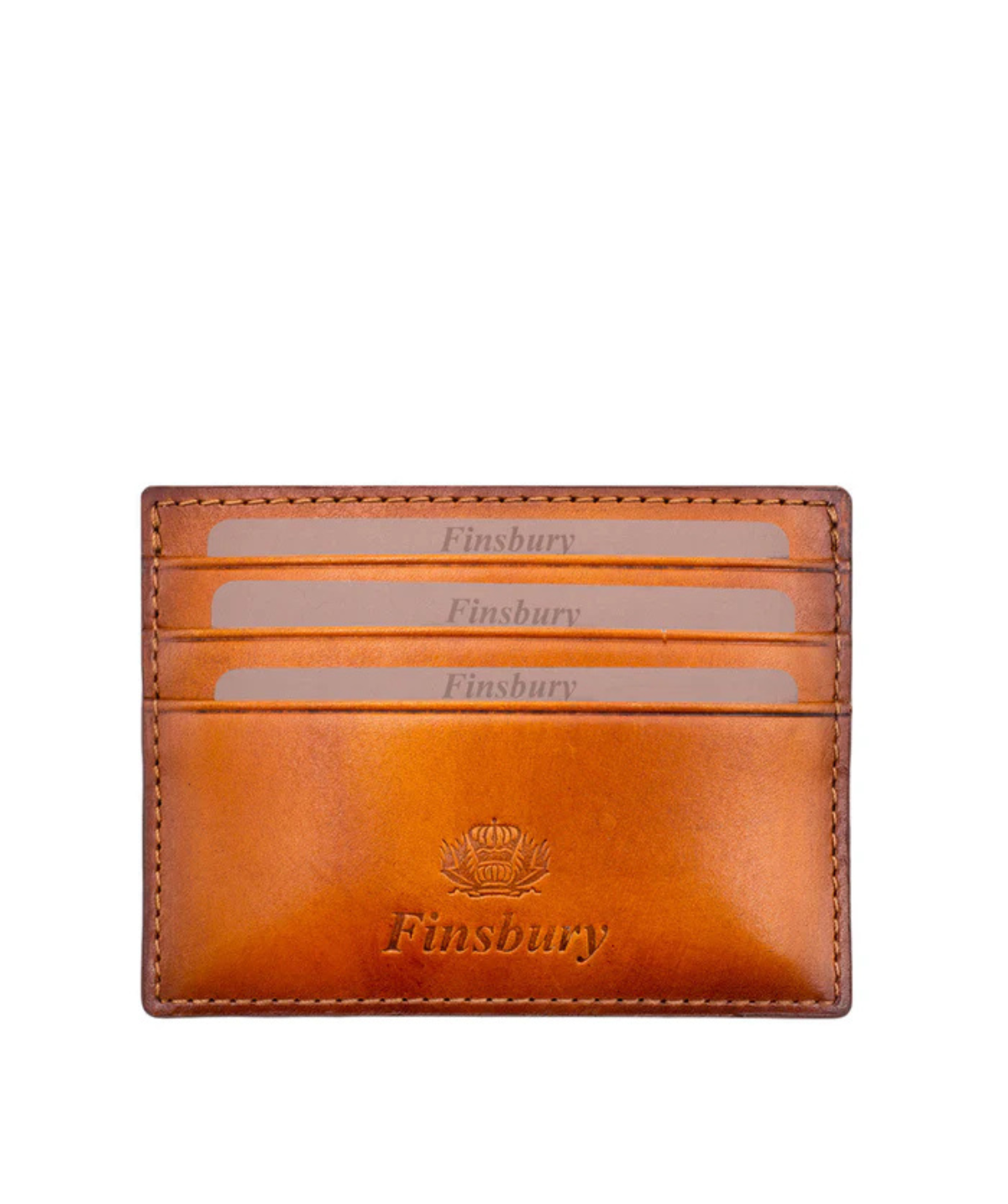 Patinated Gold Card Holder