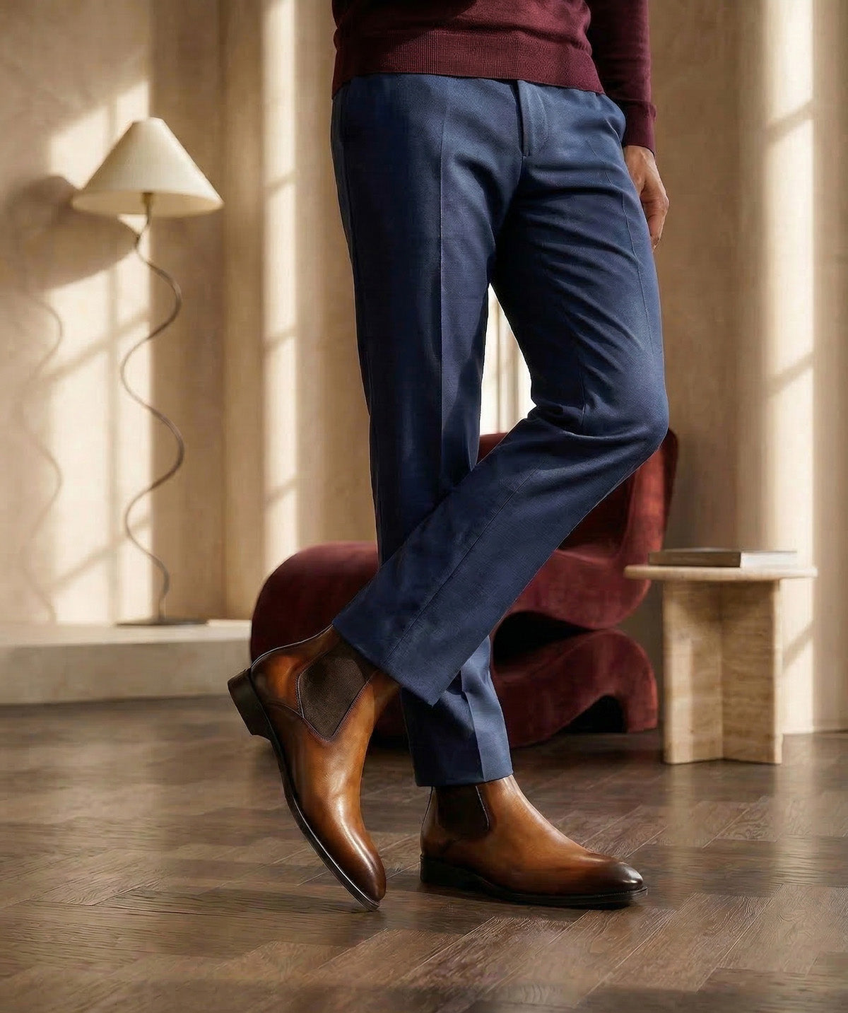 Ankle Boots FIRENZE Brown Patinated