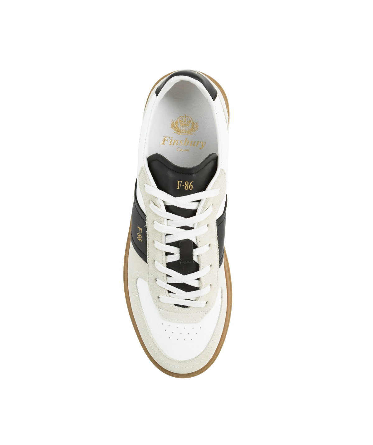 ALEXIS Black and White Sneakers