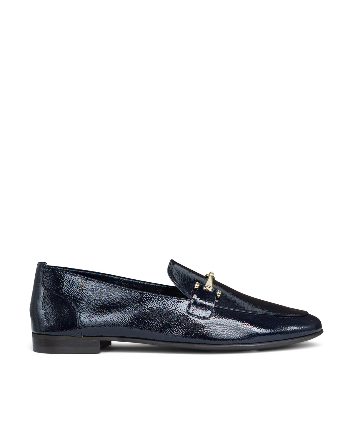 AMELIE Navy Patent Loafers