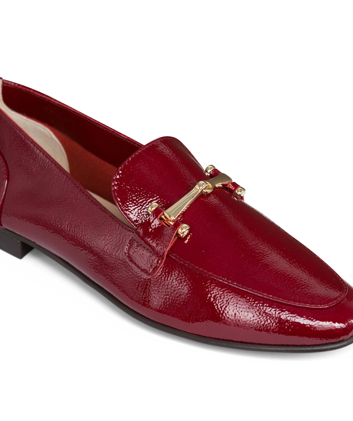 AMELIE Cherry Patent Loafers