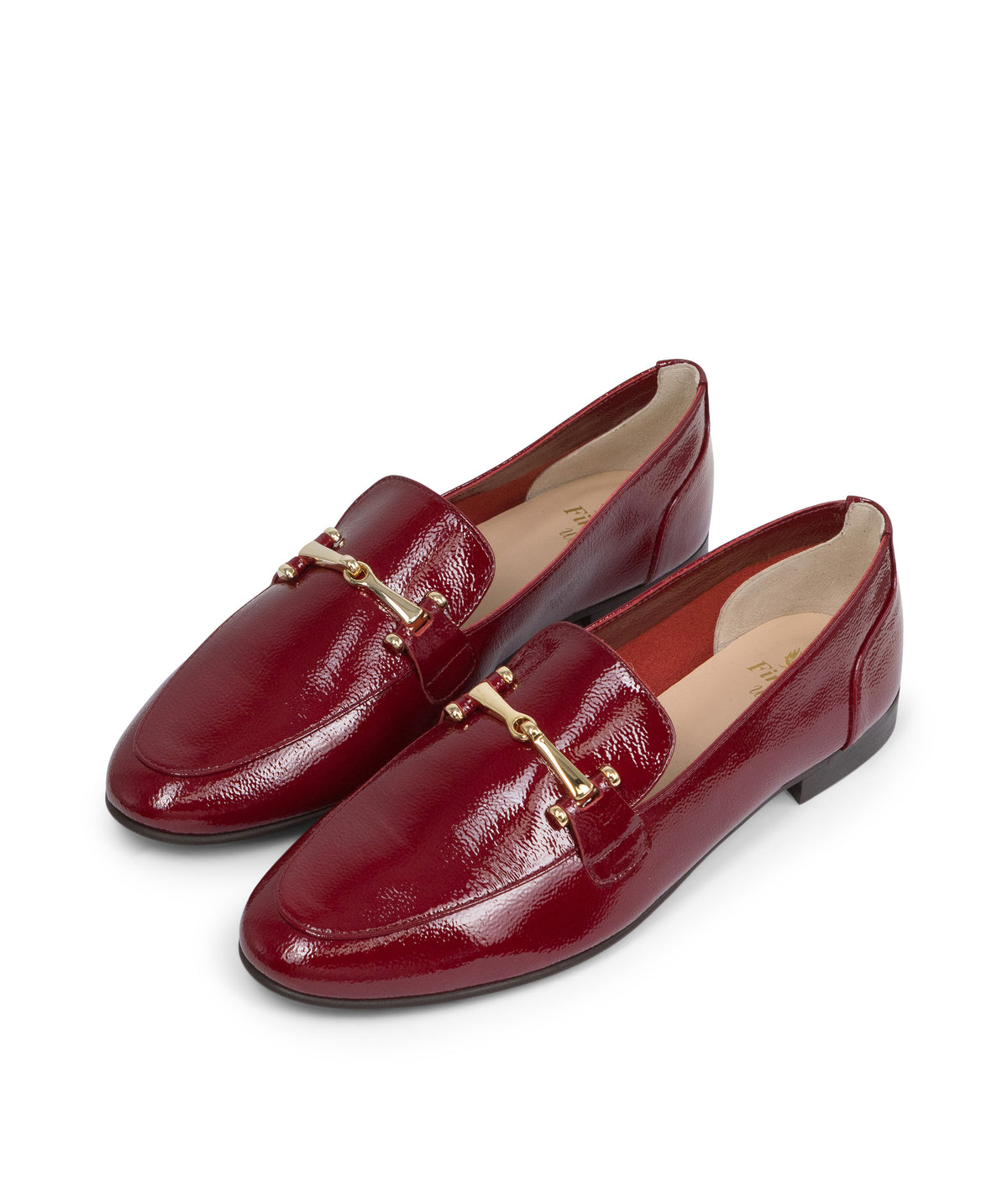 AMELIE Cherry Patent Loafers