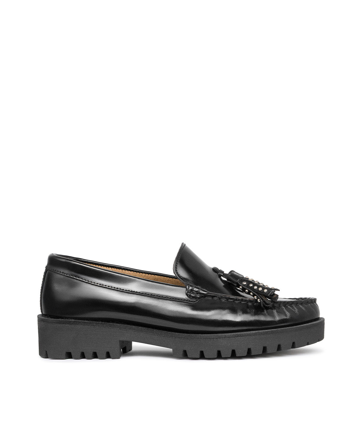 ARIANE Black Loafers