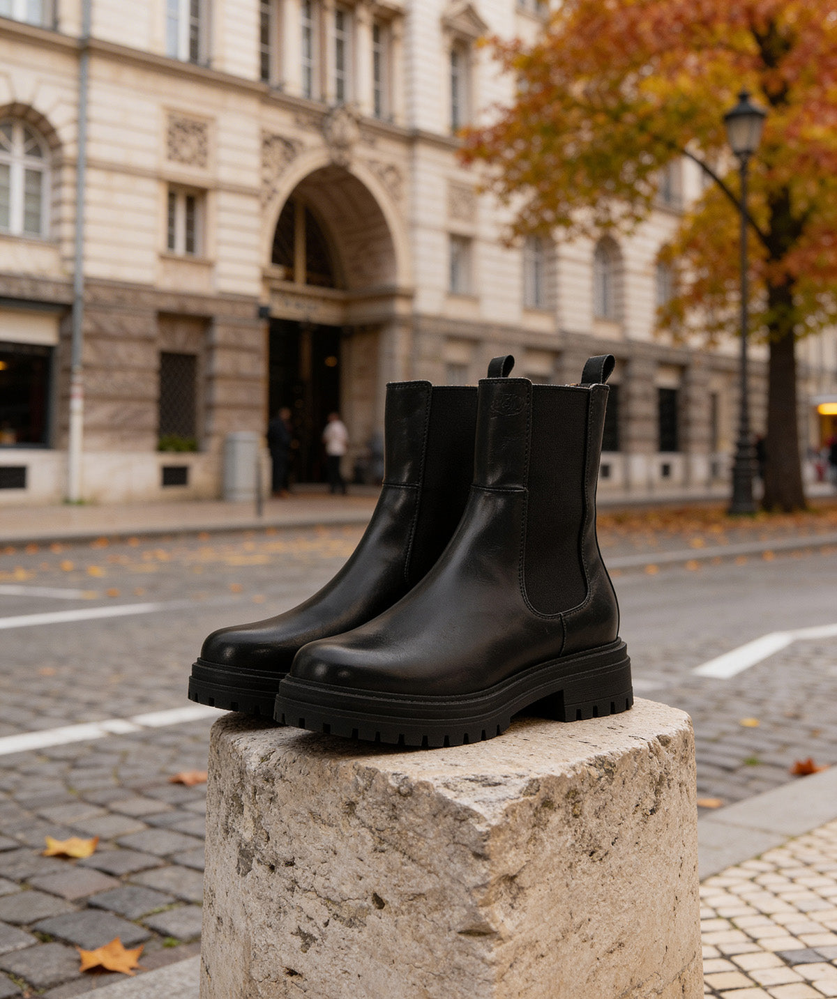 SISSI Black Ankle Boots