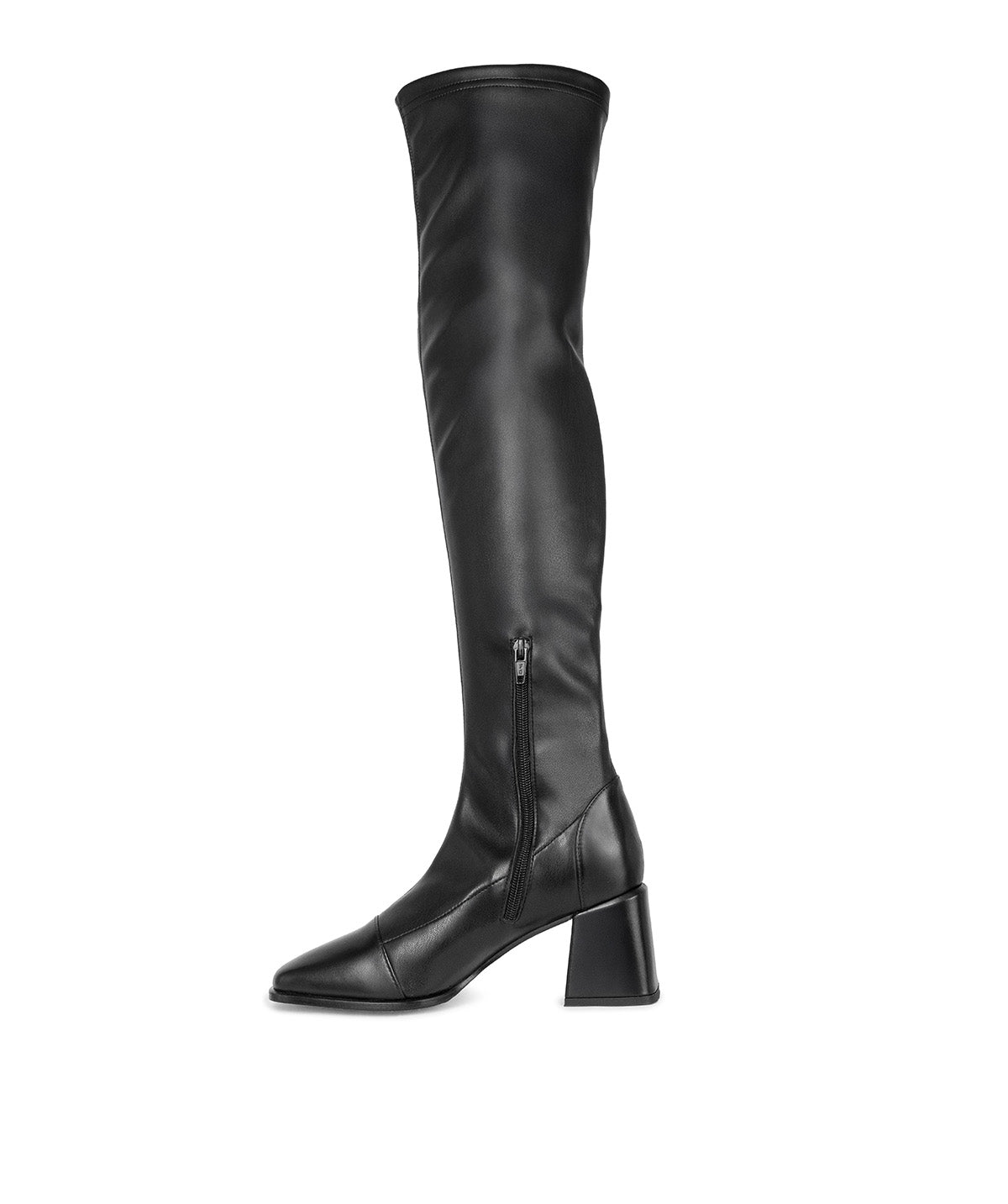 ALMA BLACK Thigh-High Boot