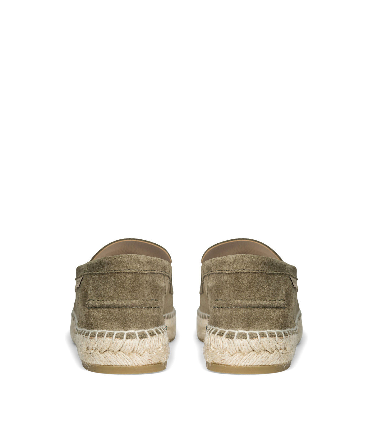 NEVADA Suede Olive Loafers