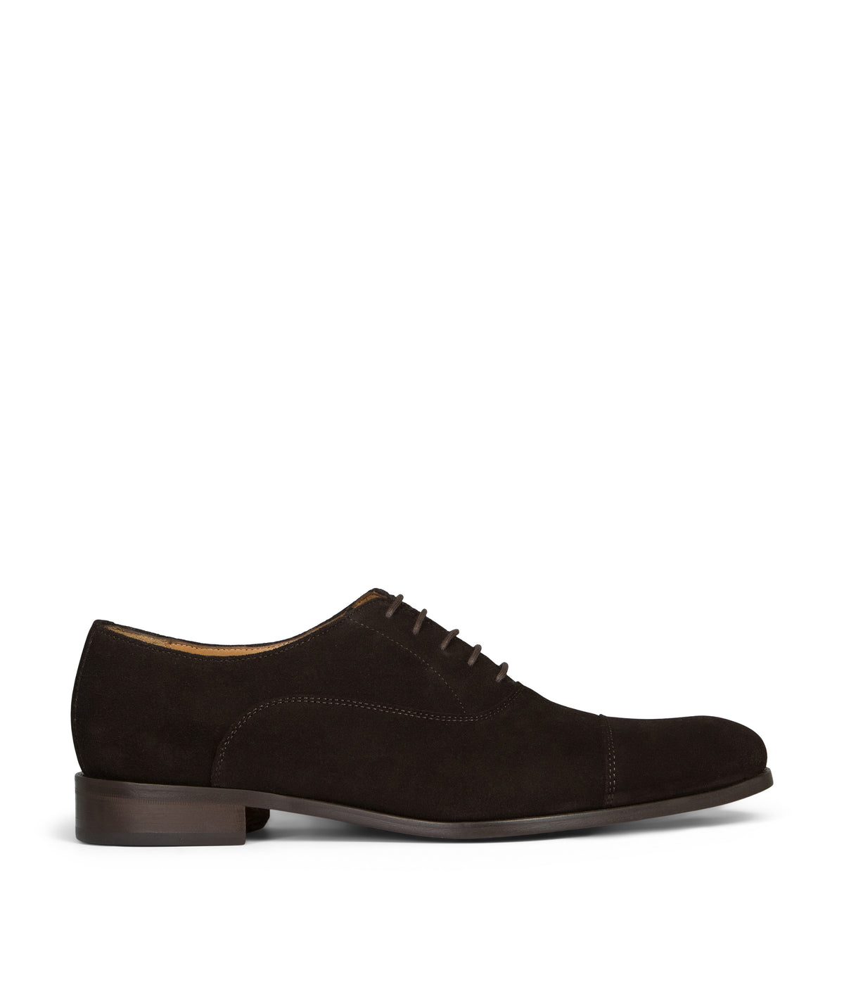 WHITNEY Dark Brown Suede Oxford