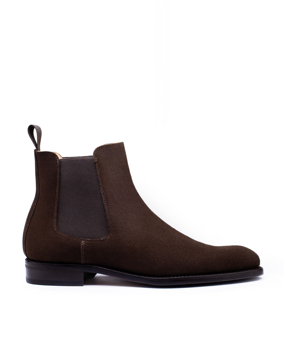 CHELSEA Suede Brown Ankle Boots