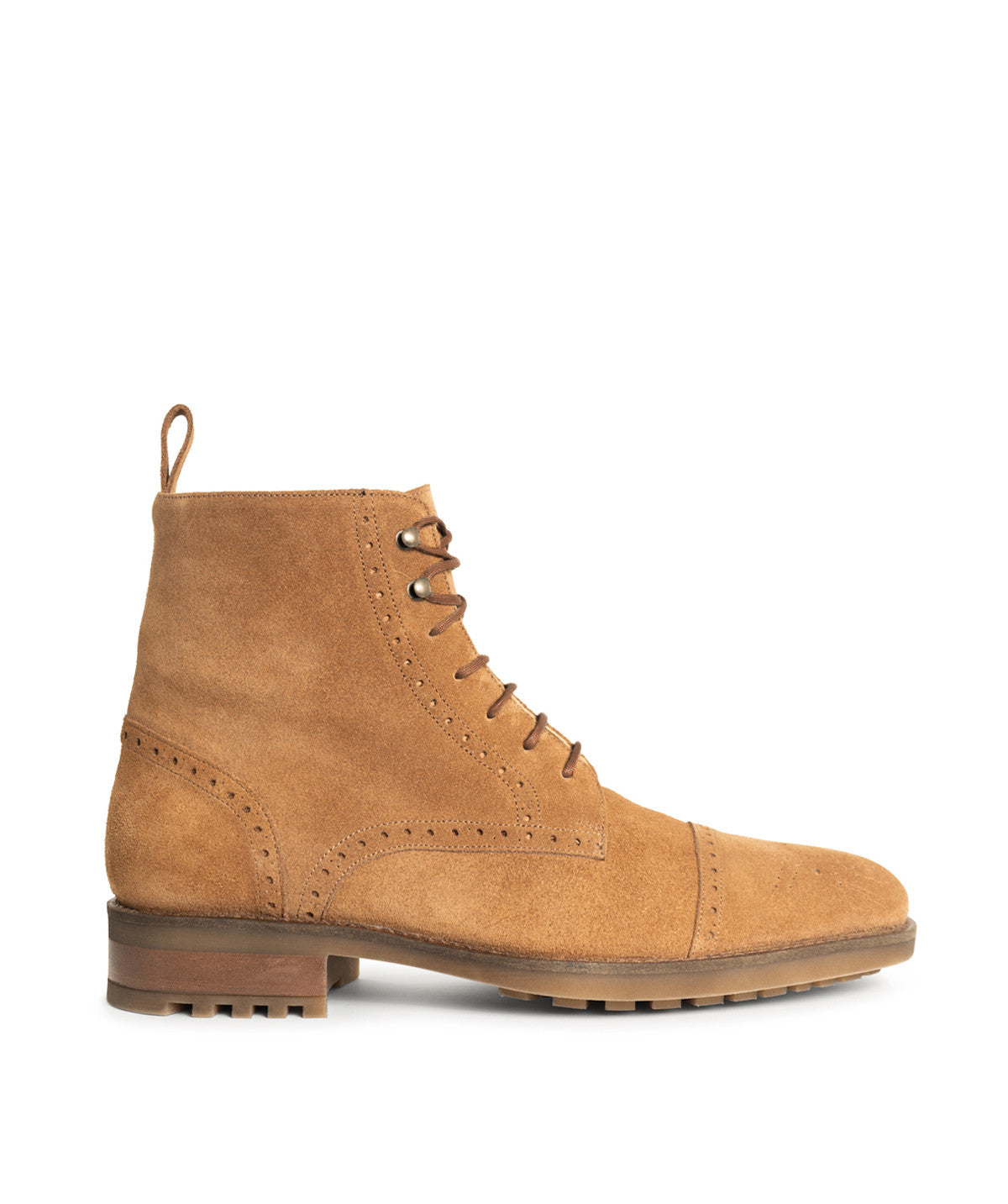 ERNESTO Ankle Boots Suede Camel