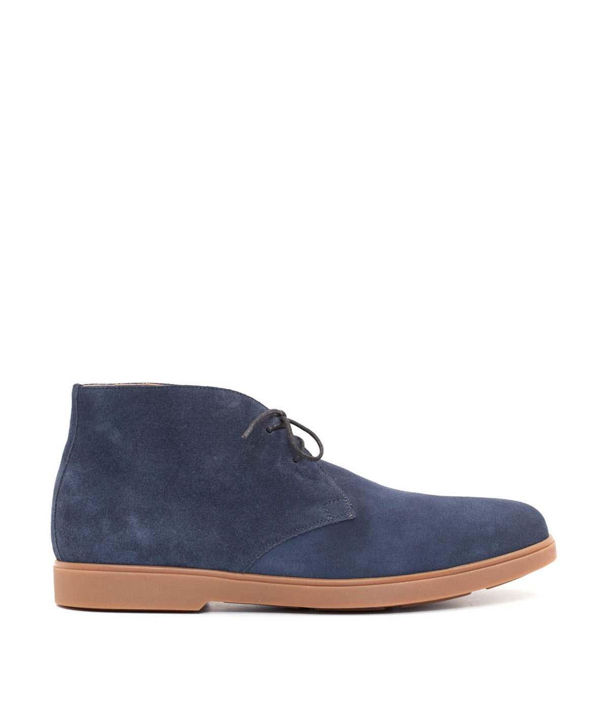 SAHARA Blue Suede Ankle Boots