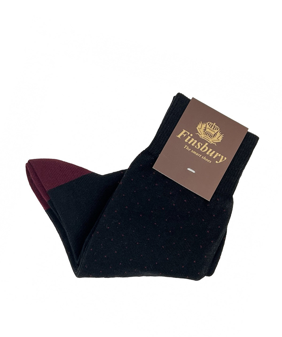 Black Burgundy Socks