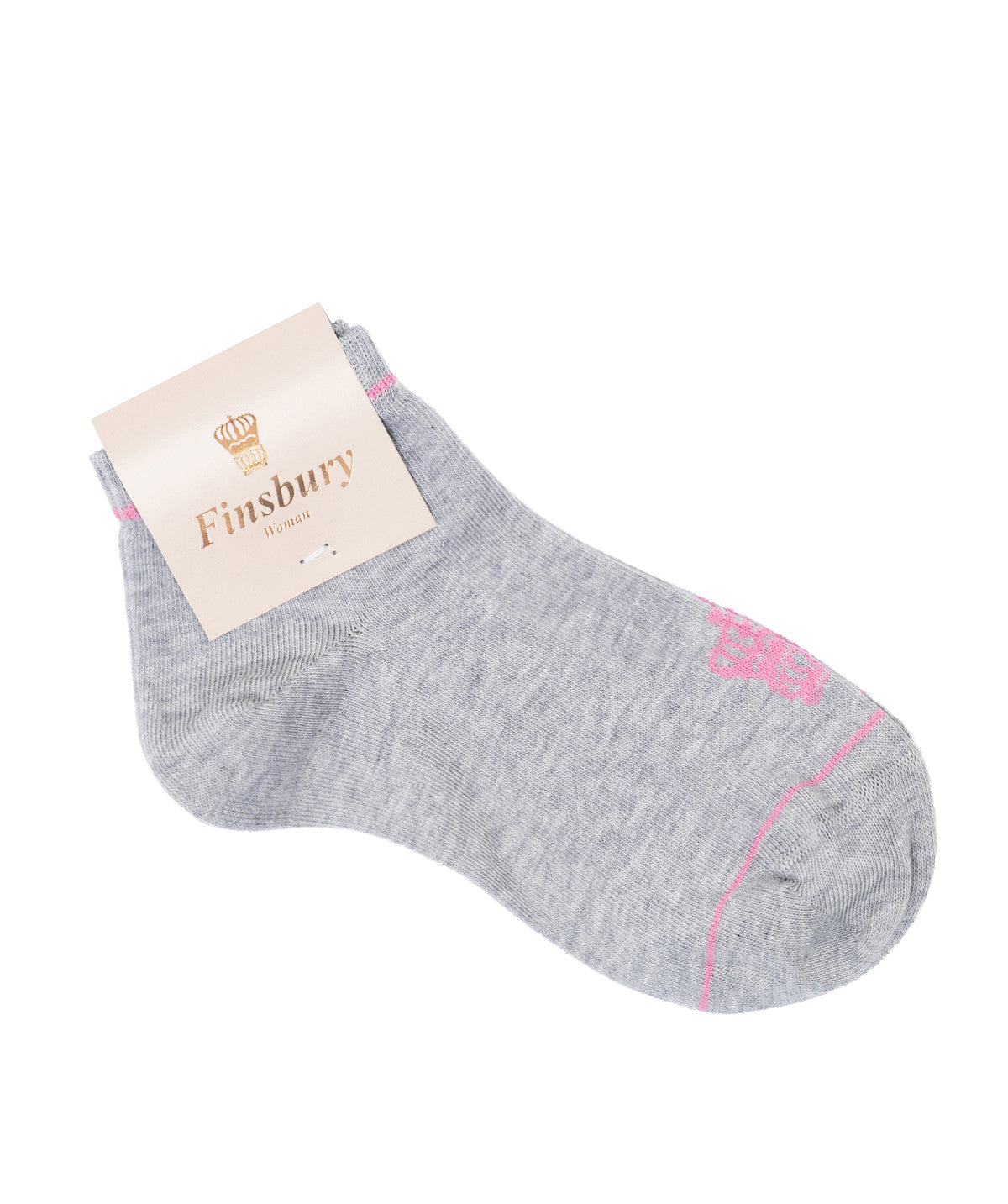 Claudia Grey Ankle Socks