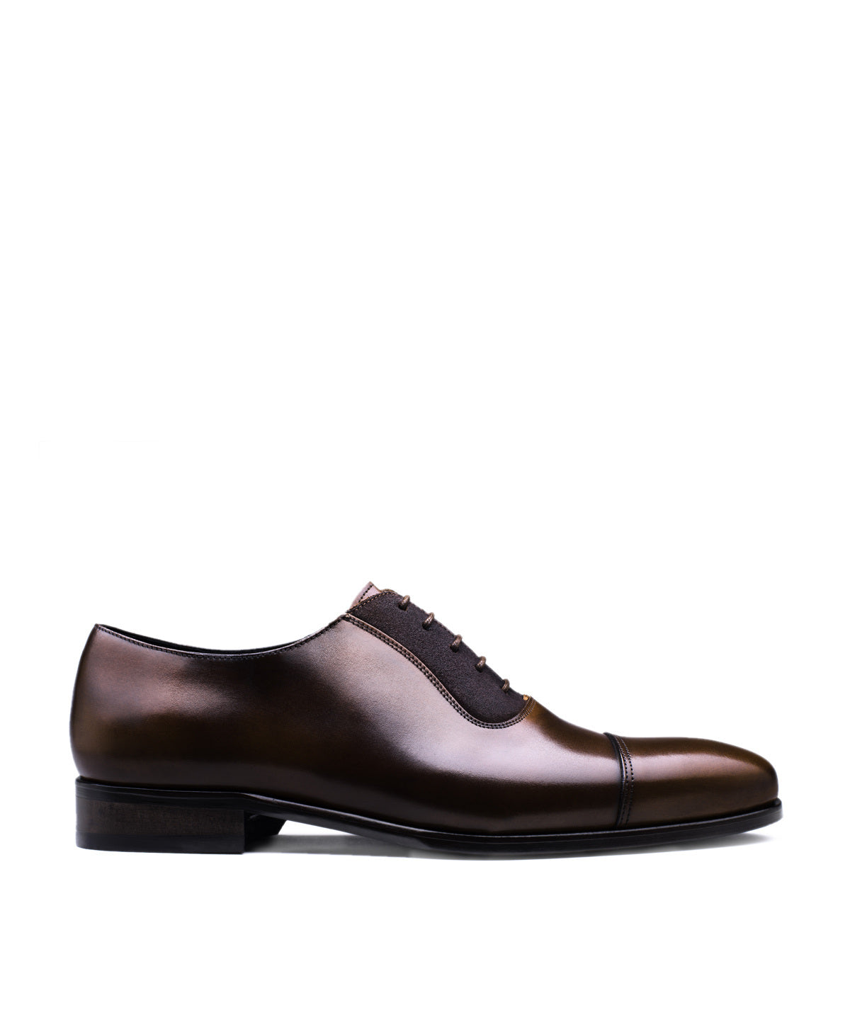 HEATHROW Brown Bi-Material Oxford
