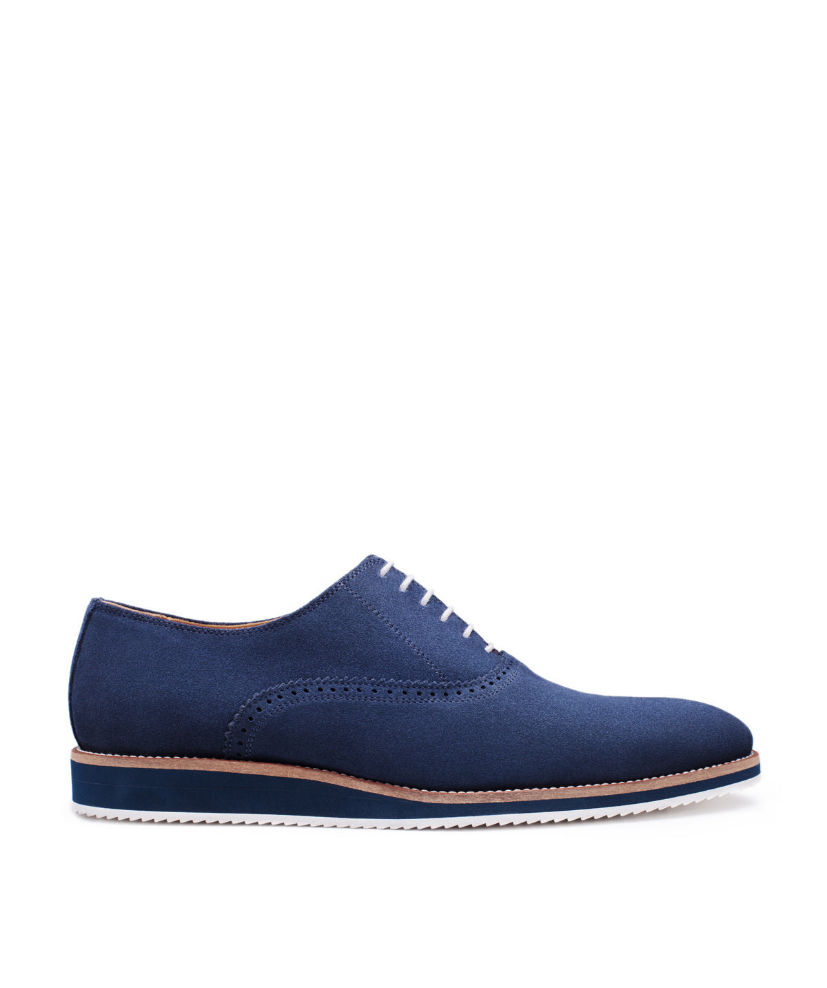 WILL Navy Suede Oxford