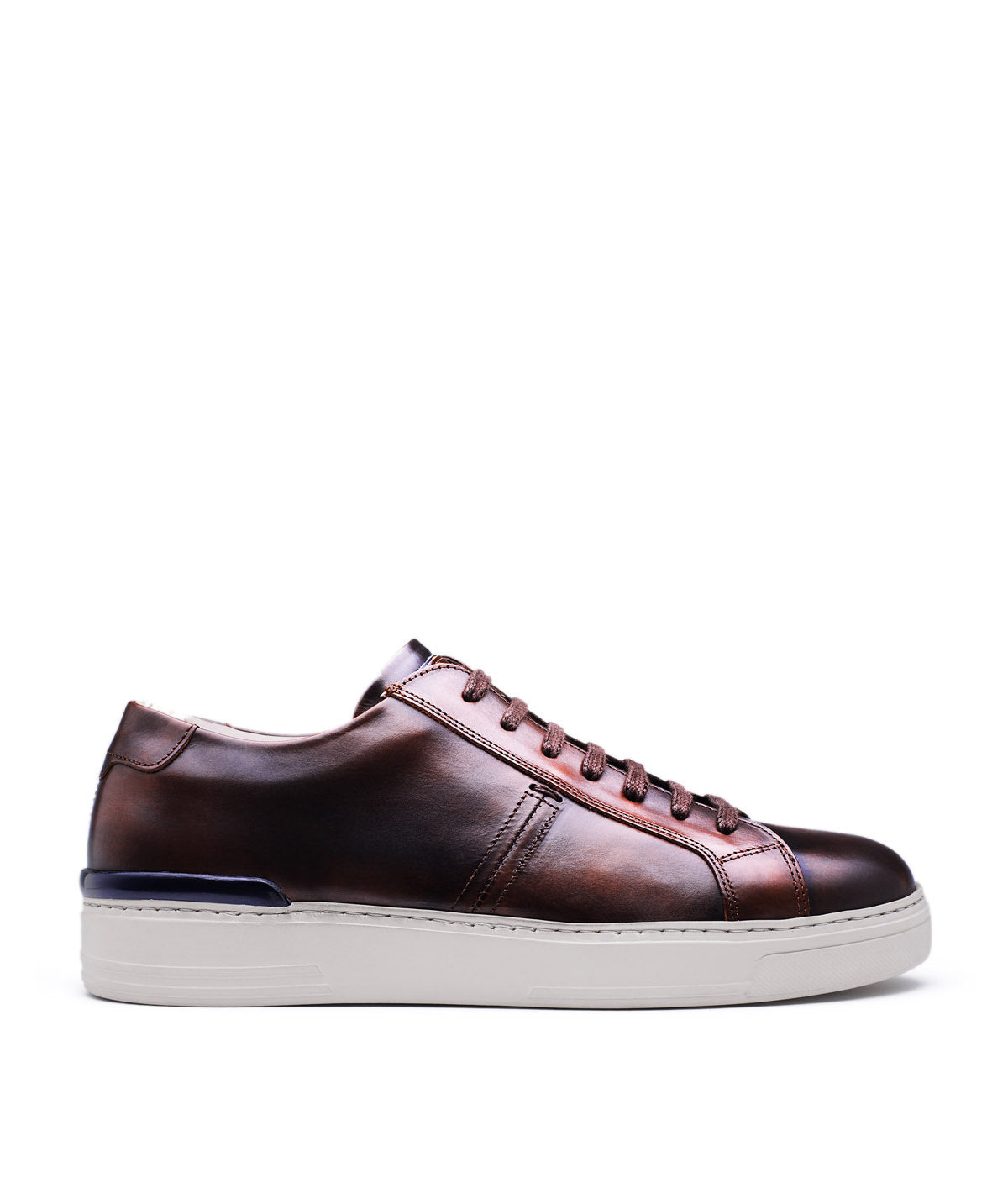 RIVA Patinated Brown Sneakers